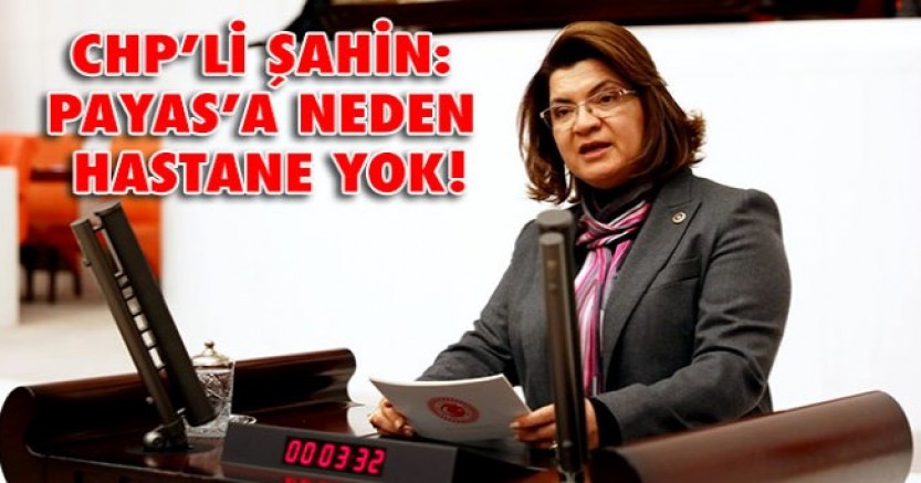Payas'a hastane konusu mecliste