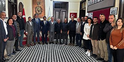 KAYMAKAM DEMİRYÜREK İGC'DE GAZETECİLERLE BULUŞTU 