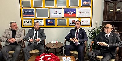 İYİ PARTİ'DEN İSKENDERUN GAZETECİLER CEMİYETİNE ZİYARET