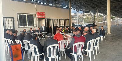 Nevzat Güneş muhtarlarla asayiş toplantısı yaptı